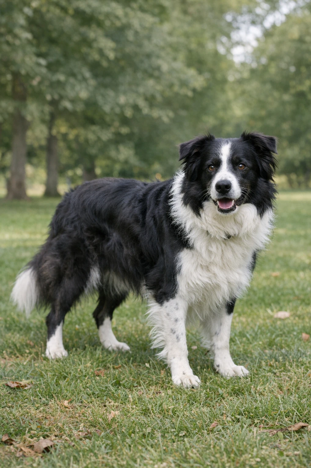 Border Collie in a park