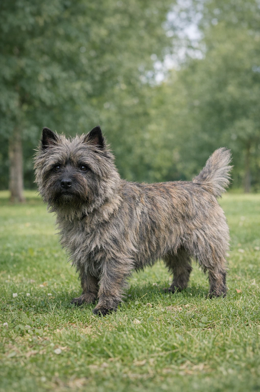 Cairn Terrier in a park