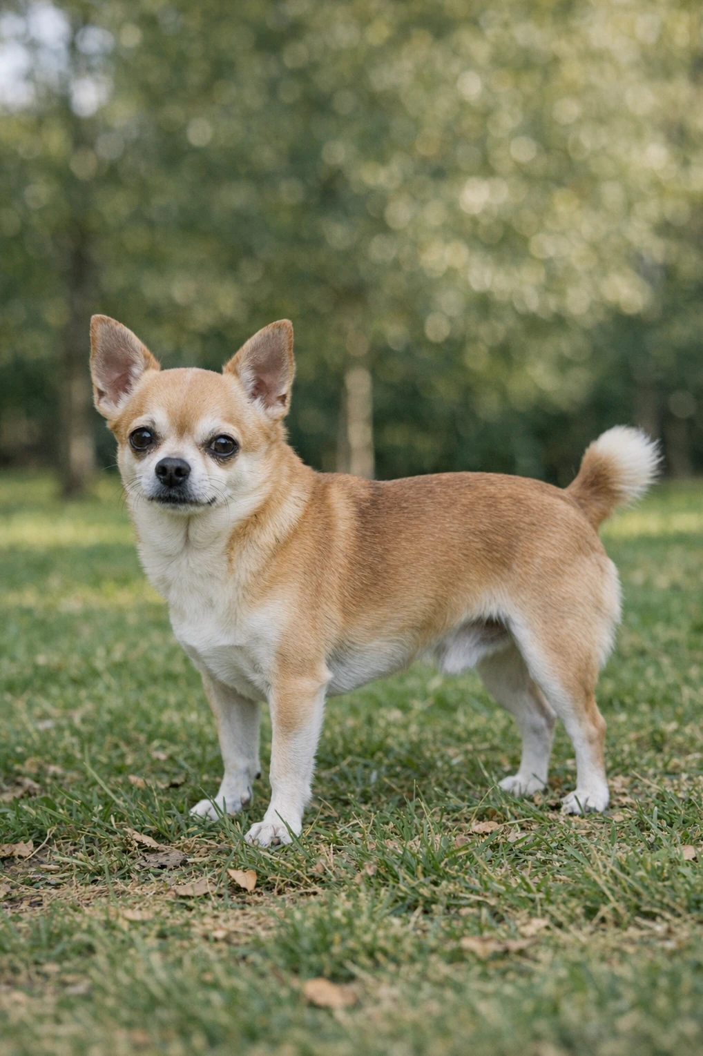 Chihuahua in a park
