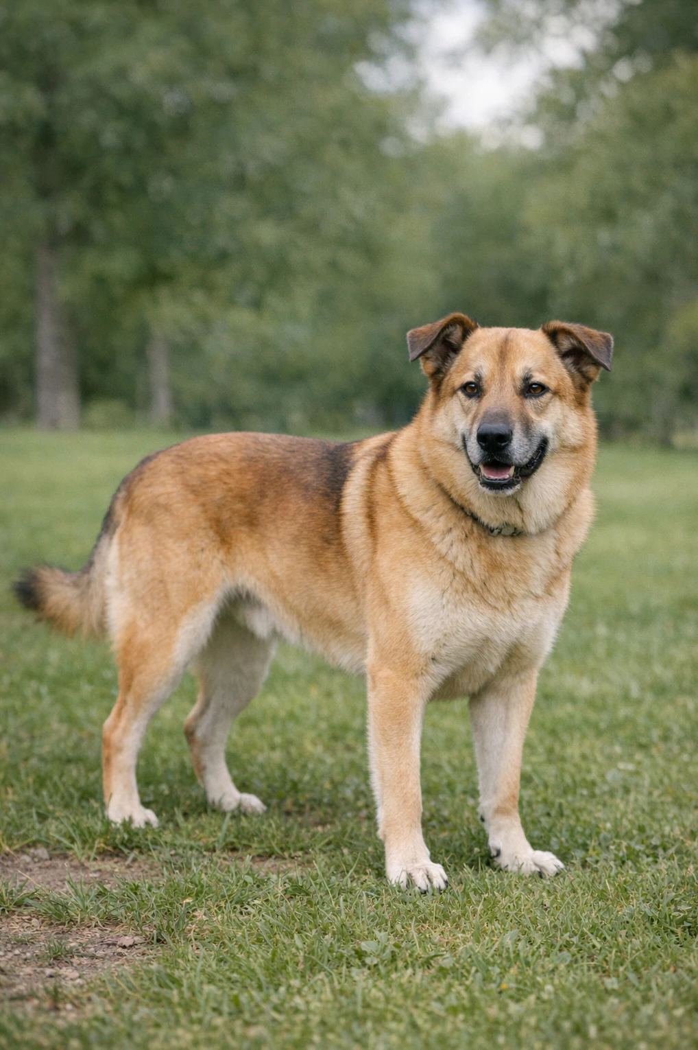 Chinook in a park