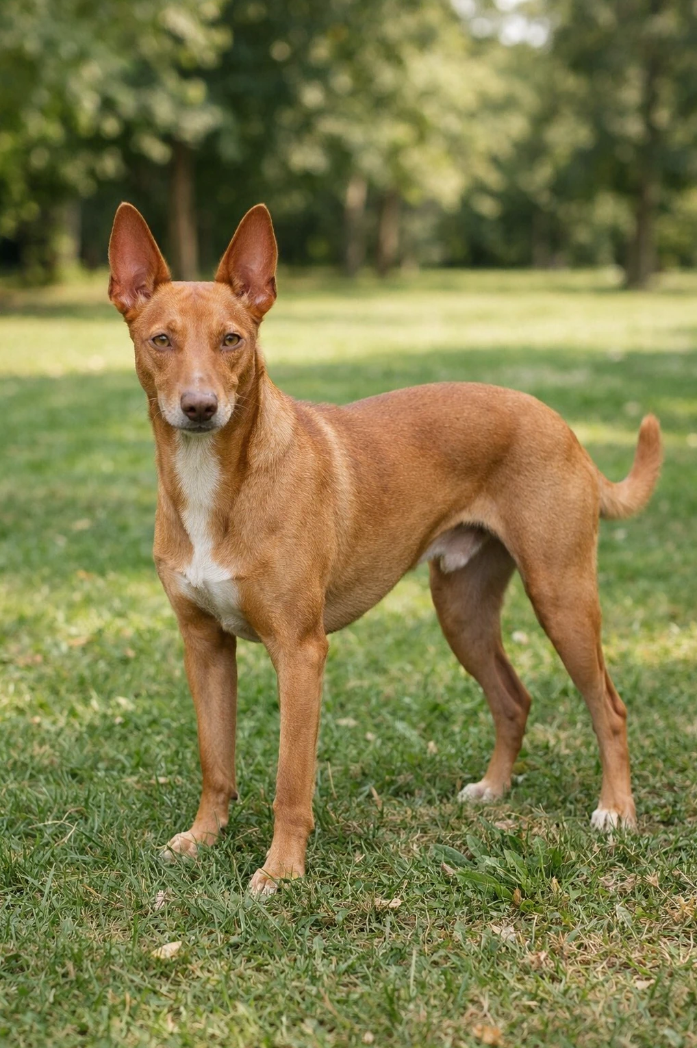 Cirneco dell’Etna in a park