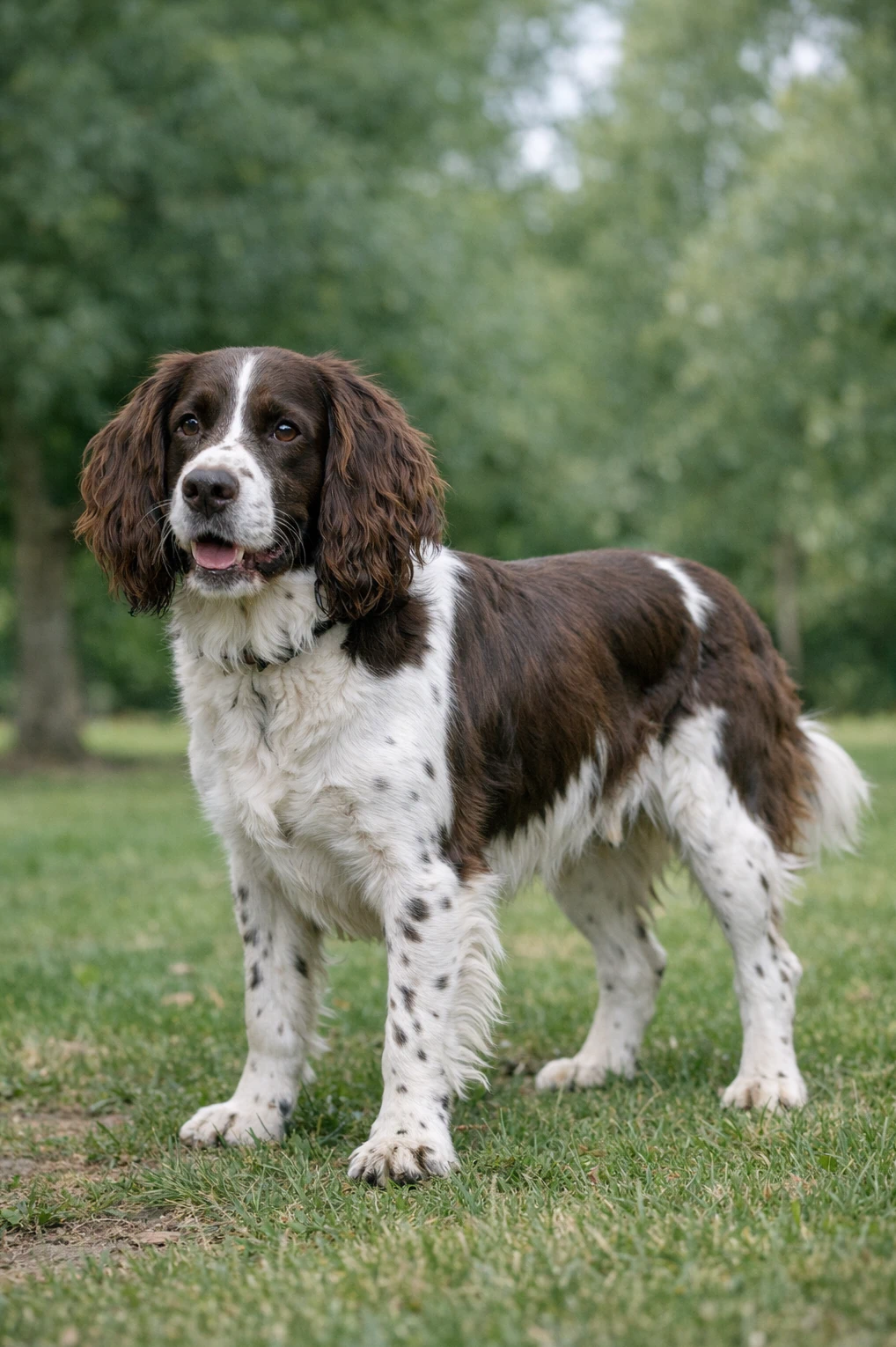 English Springer Spaniel in a park