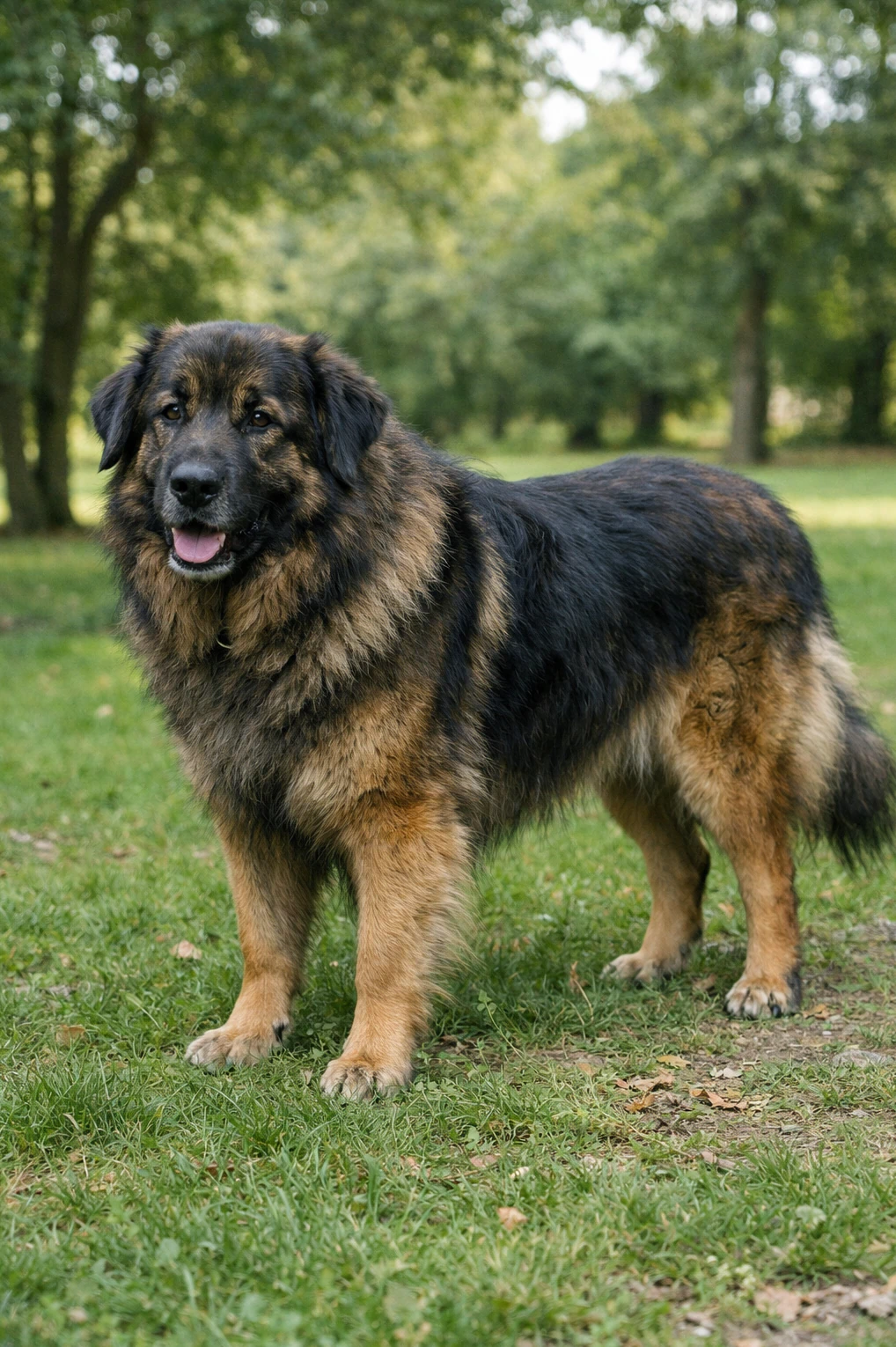 Estrela Mountain Dog in a park