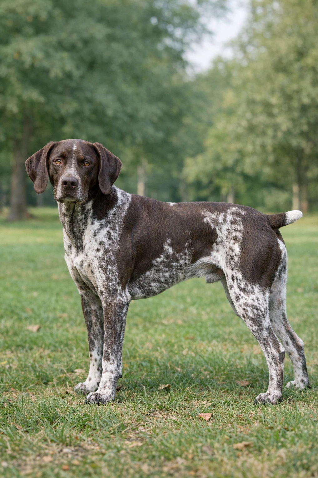 German Shorthaired Pointer in a park