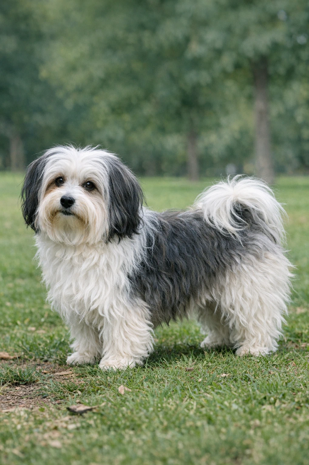 Havanese in a park