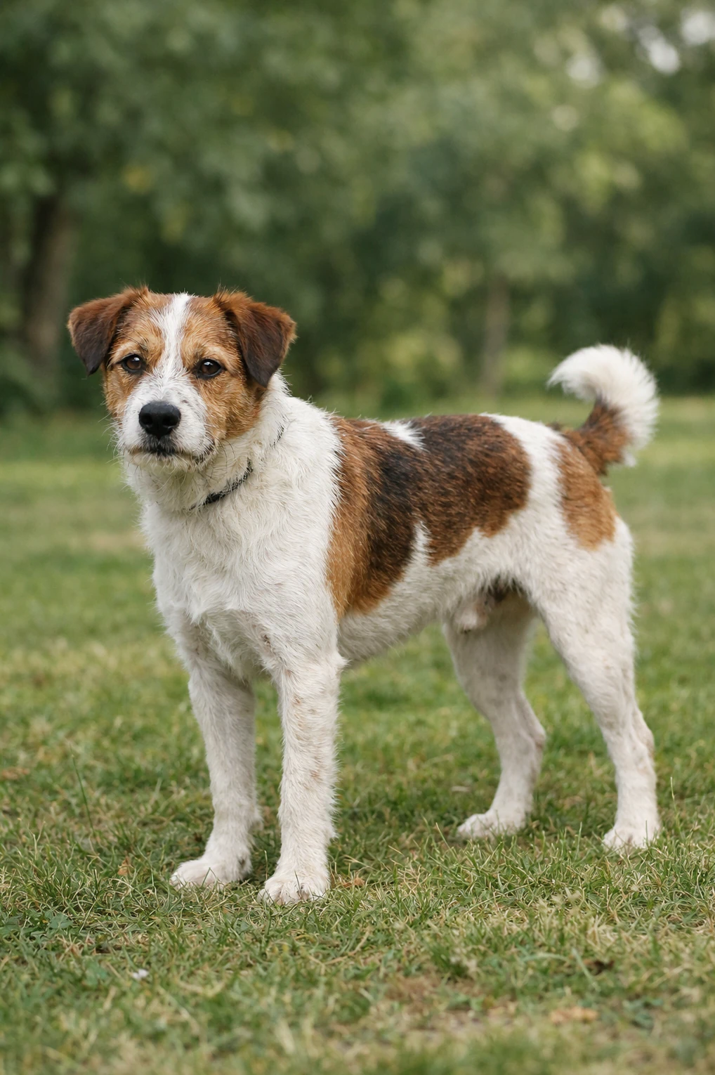 Kromfohrlander in a park