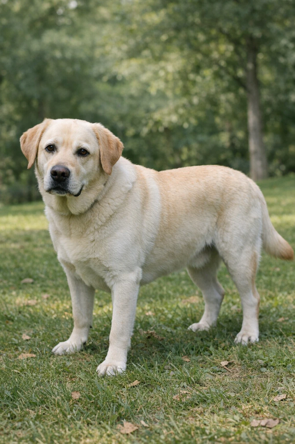 Labrador Retriever in a park