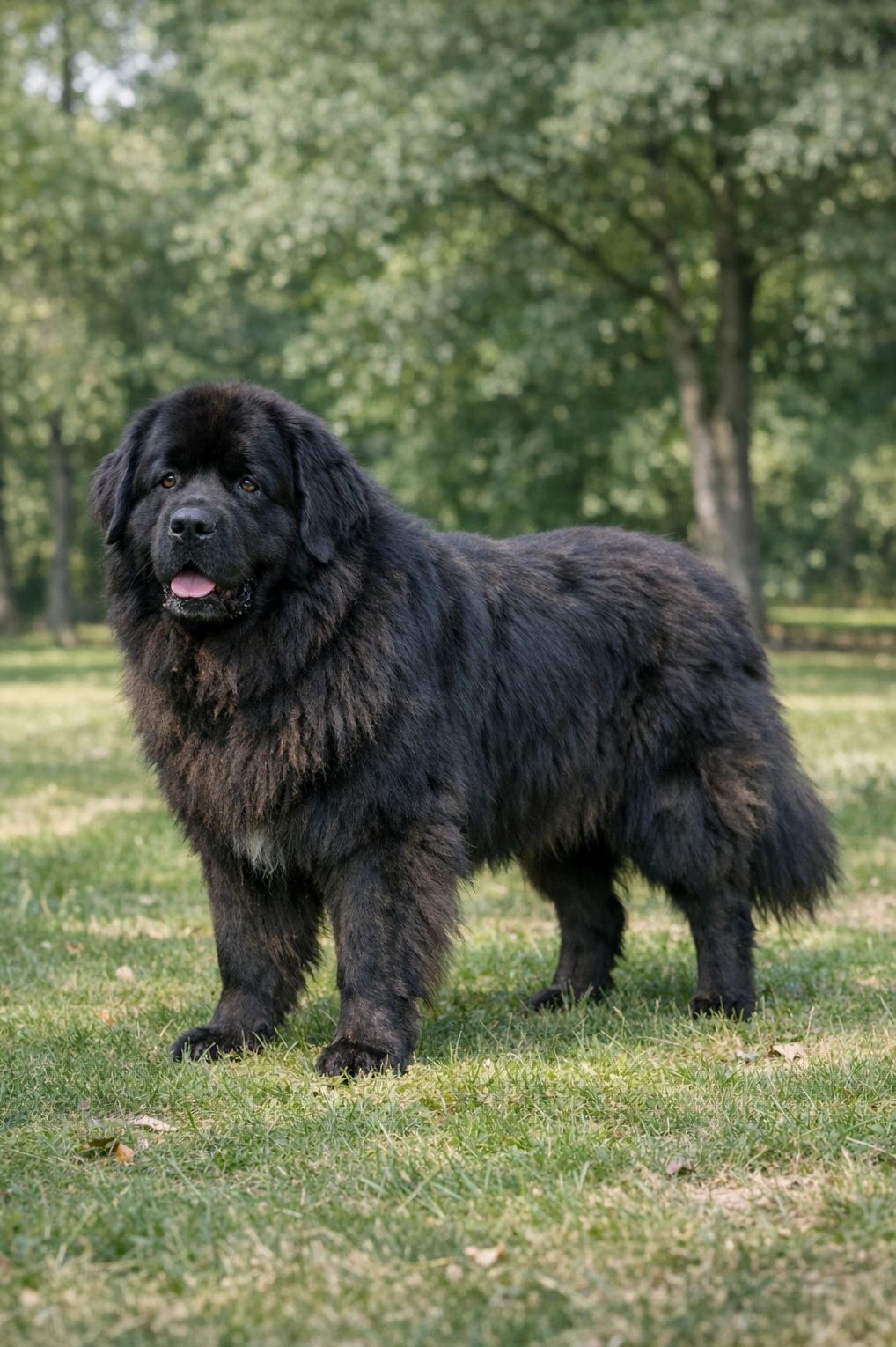 Newfoundland in a park