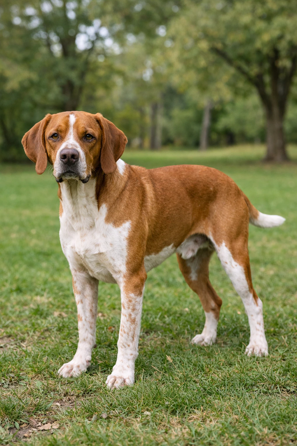 Portuguese Pointer in a park