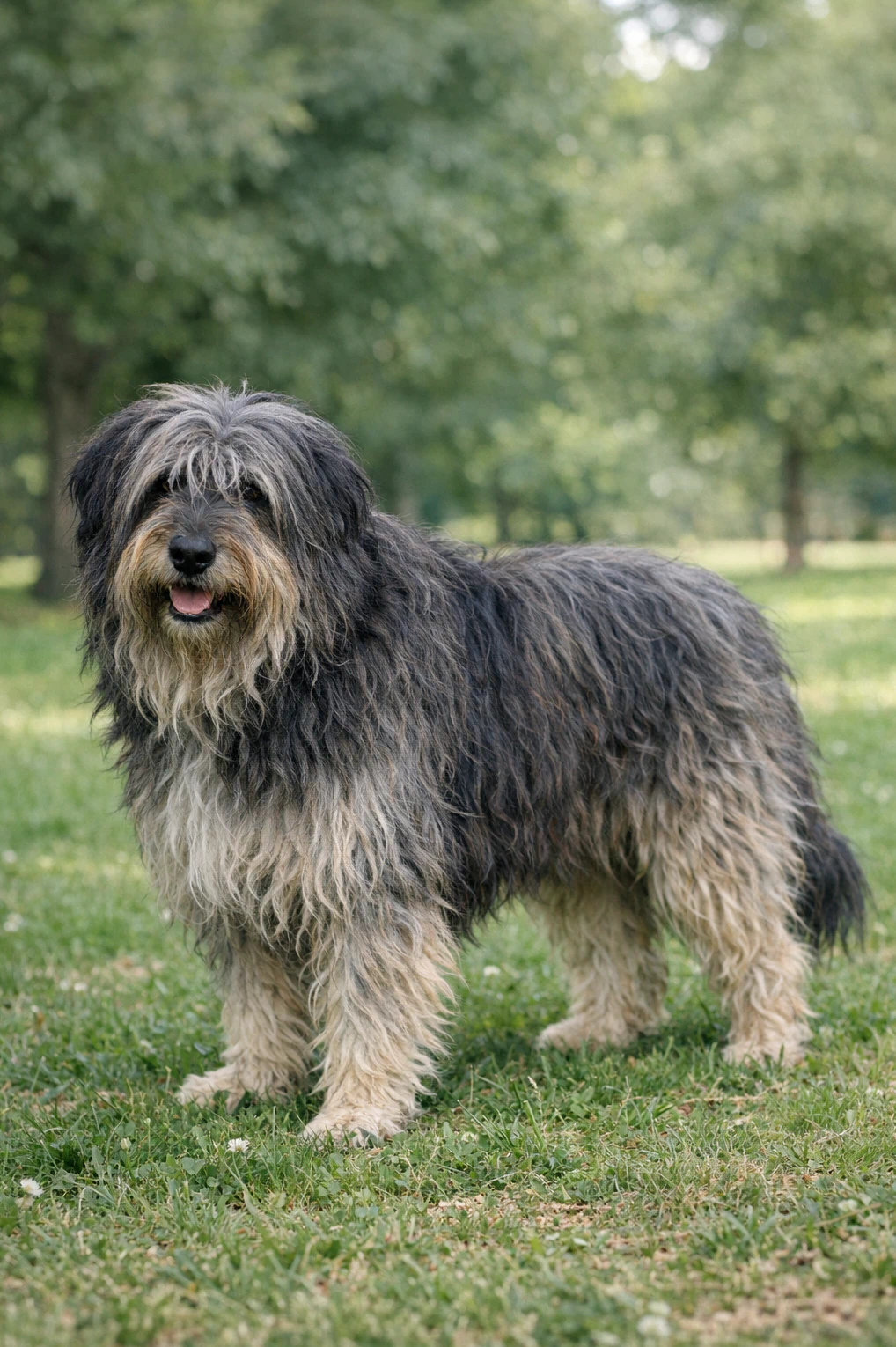 Portuguese Sheepdog in a park