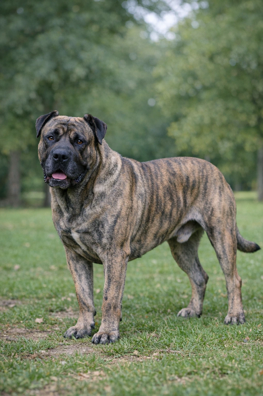 Presa Canario in a park