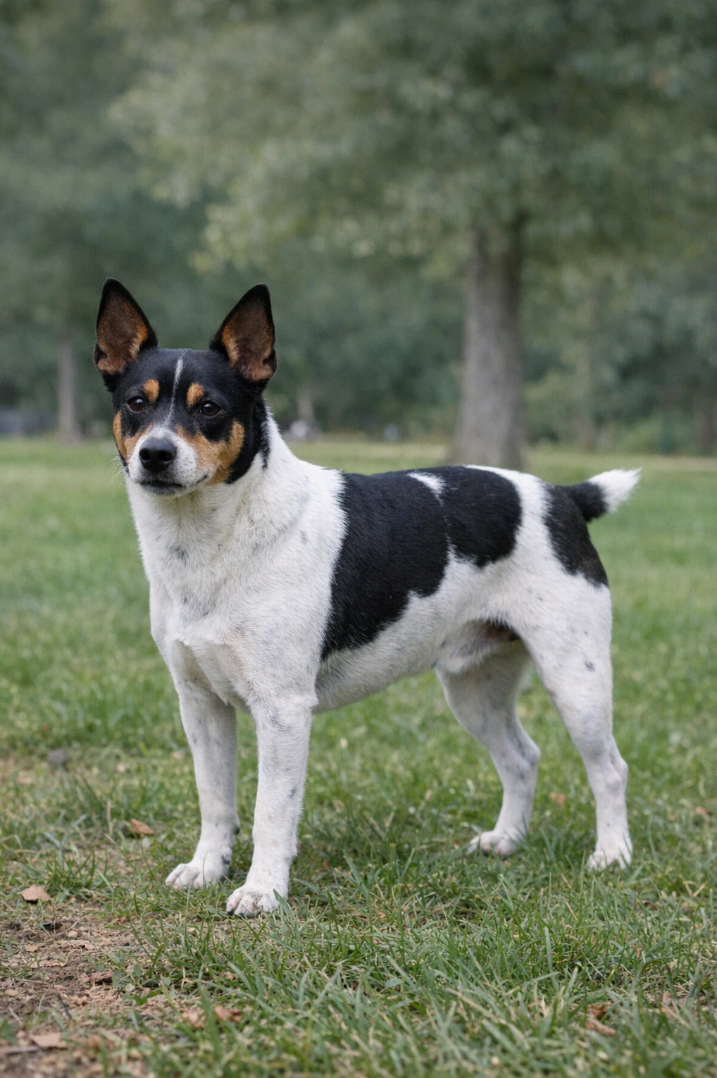 Rat Terrier in a park
