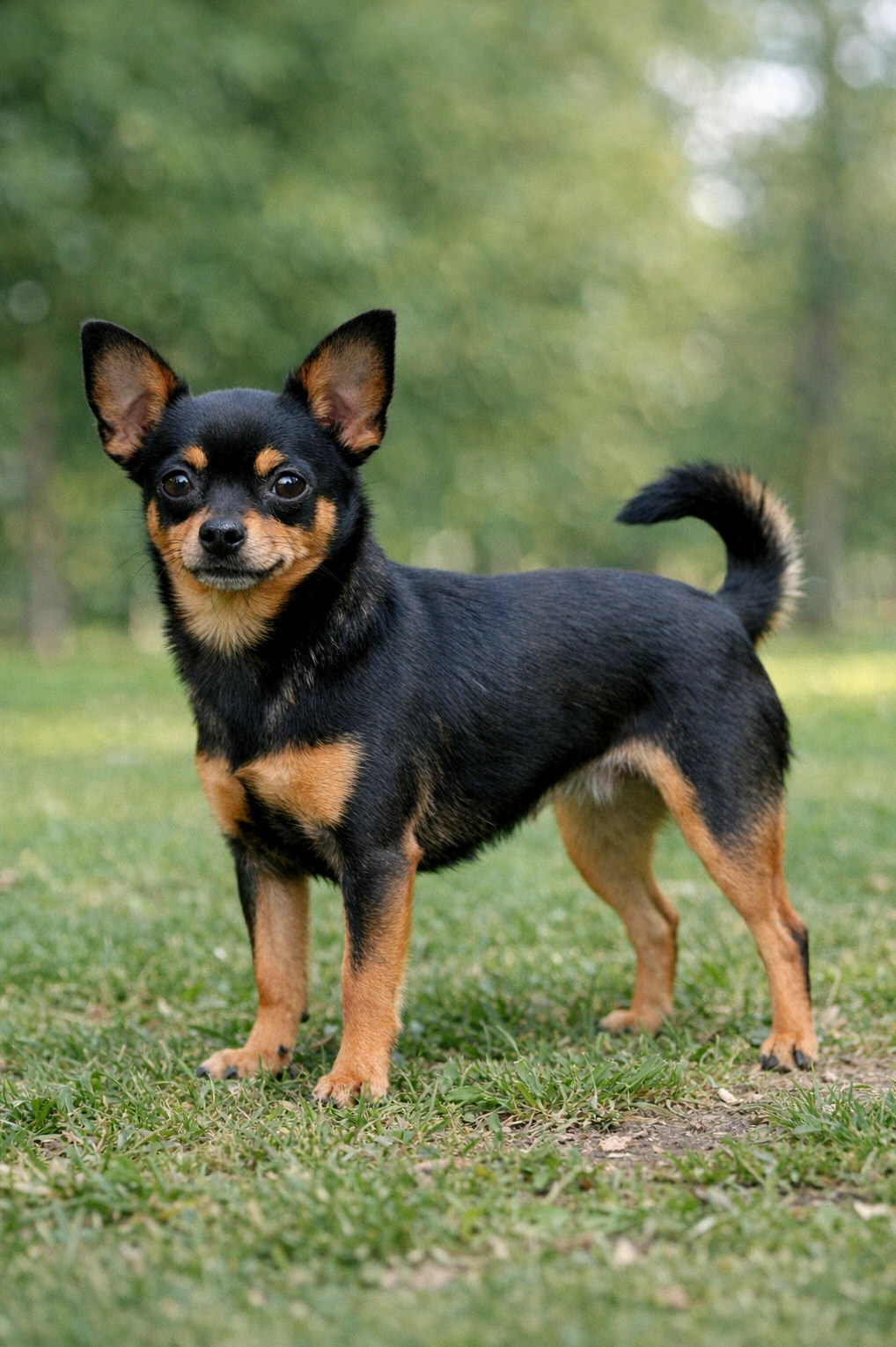 Russian Toy in a park