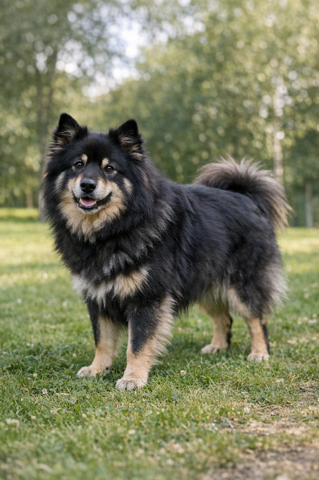Swedish Lapphund in a park