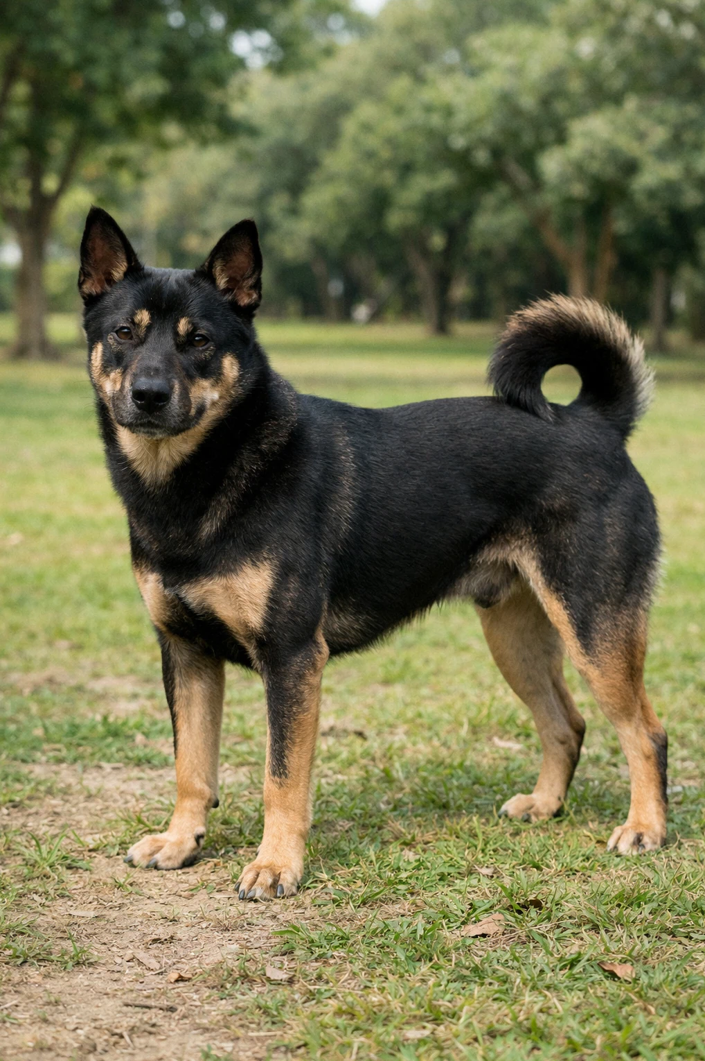 Taiwan Dog in a park
