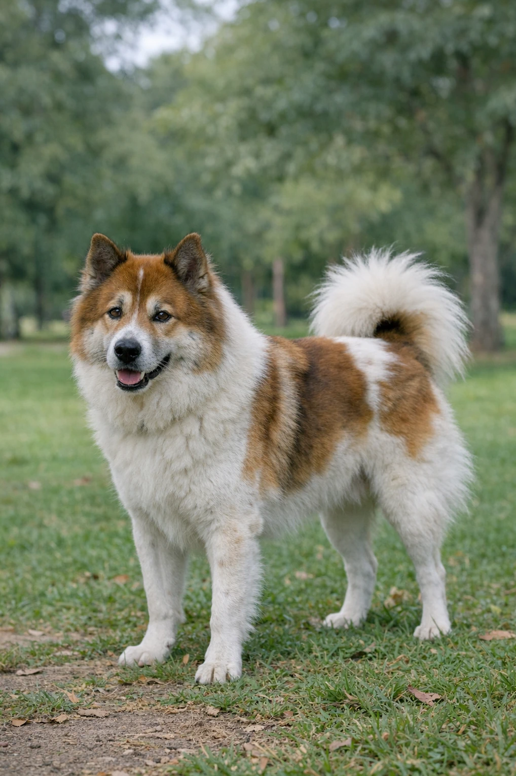 Thai Bangkaew in a park