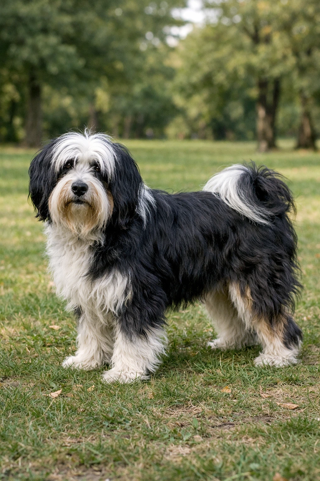 Tibetan Terrier in a park